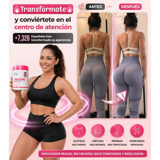 Old School Creatina™ – ¡Glúteos Más Voluminosos 🍑 y Piernas Más Tonificadas!